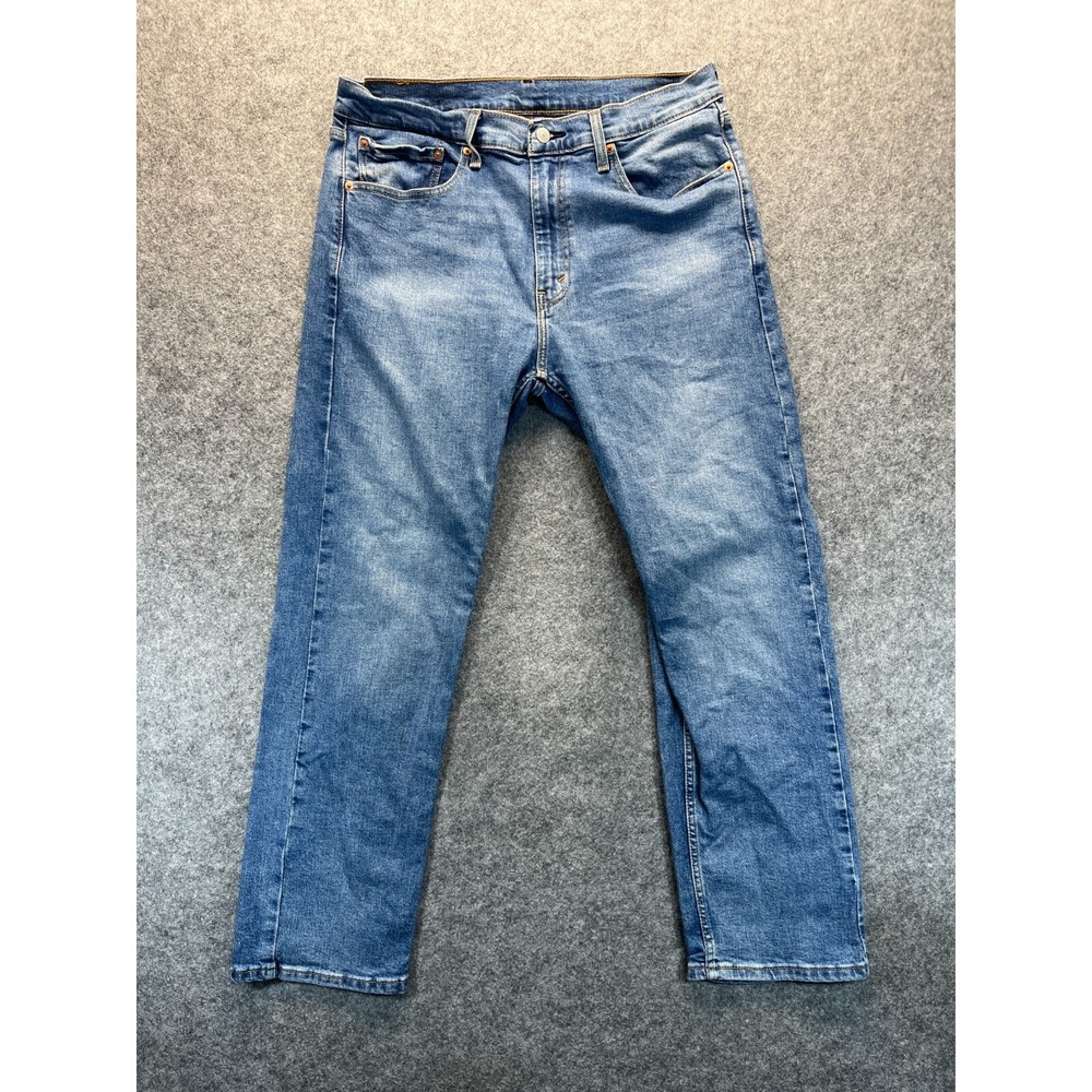Levis Jeans Men's 36x30 505 Regular Fit Straight Medium Wash‎ Denim Pants